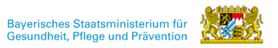 Logo Bayerisches Staatsministerium für Gesundheit, Pflege und Prävention